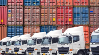 multiple-exposures-logistics-background-new-truck-fleet-air-freight-container-depot-service-transportation-concept-shipping-125246968